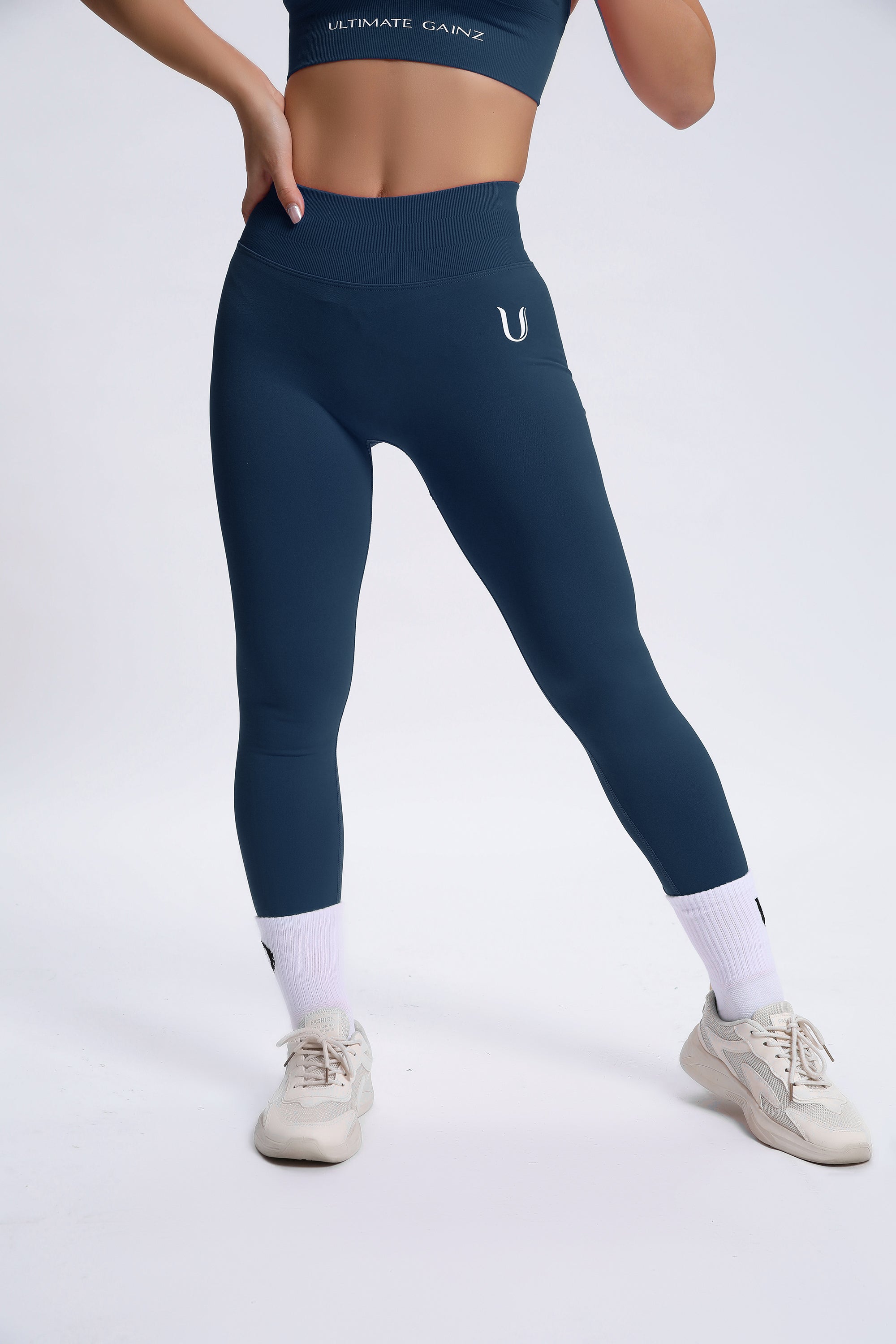 Joy | Sculpt-Leggings mit Scrunch – Dunkelblau