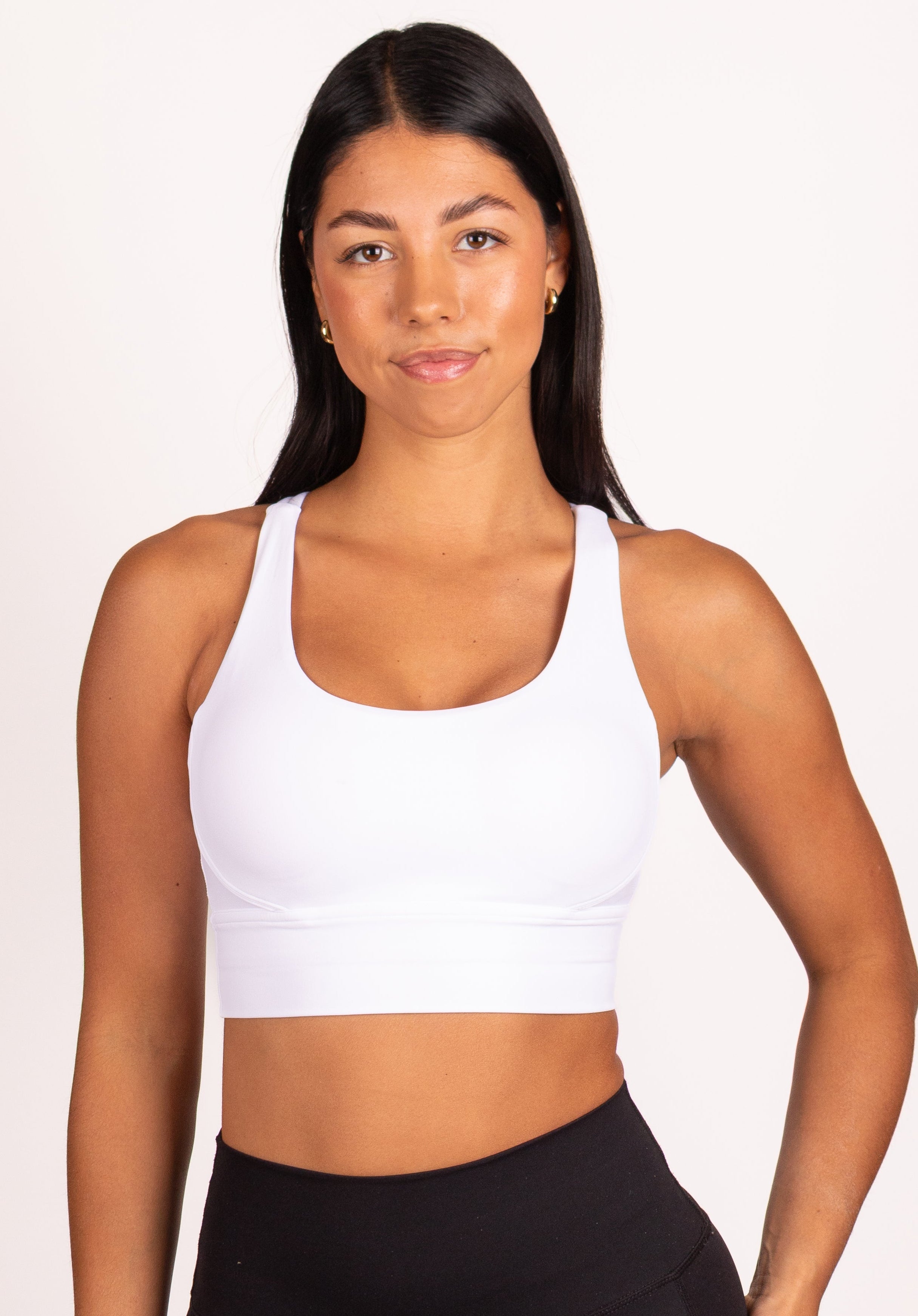 Kyra Cross BH Wit - Dames sportkleding | Ultimate Gainz