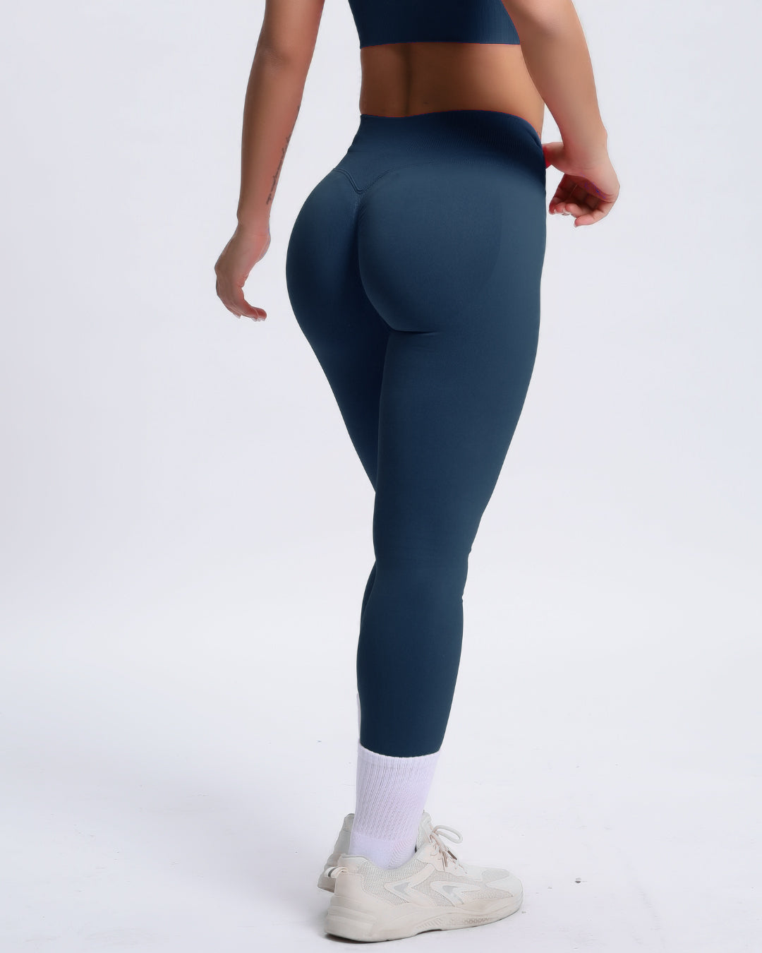 Joy | Sculpt-Leggings mit Scrunch – Dunkelblau