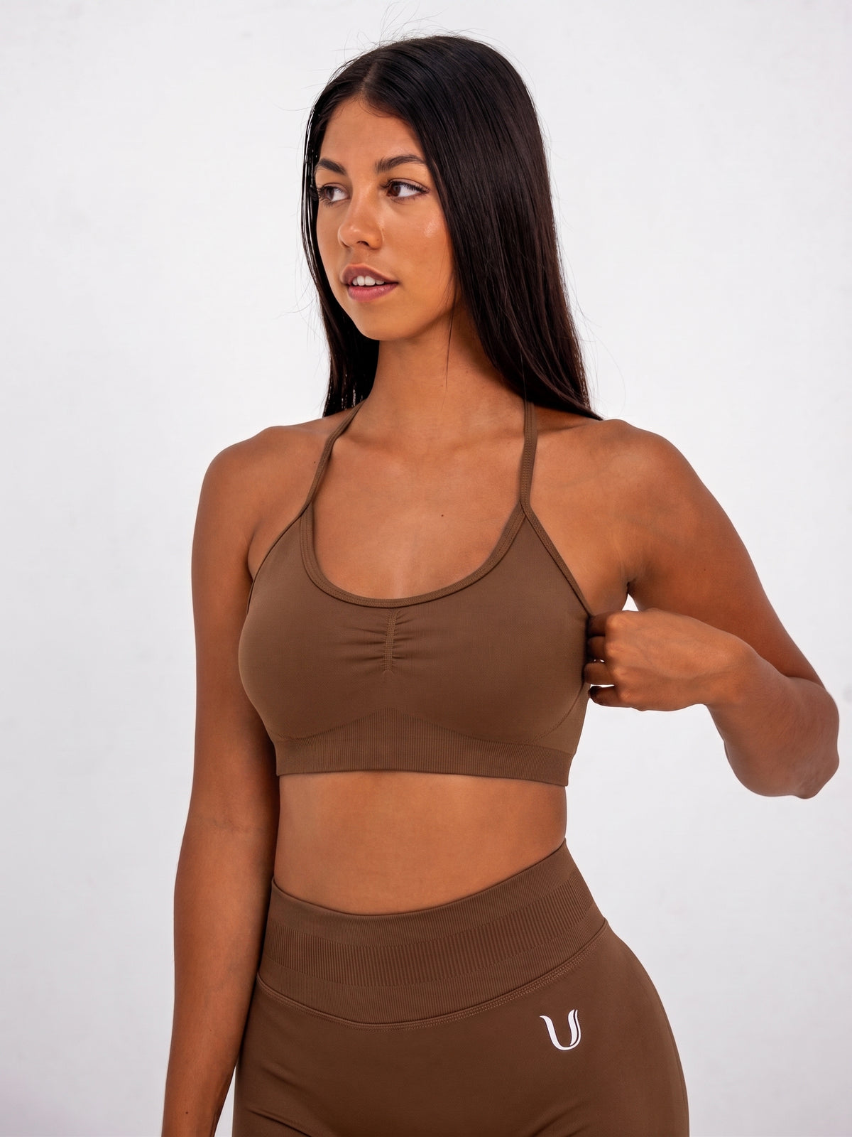 Luna | Premium Adjustable Sports Bra - Braun