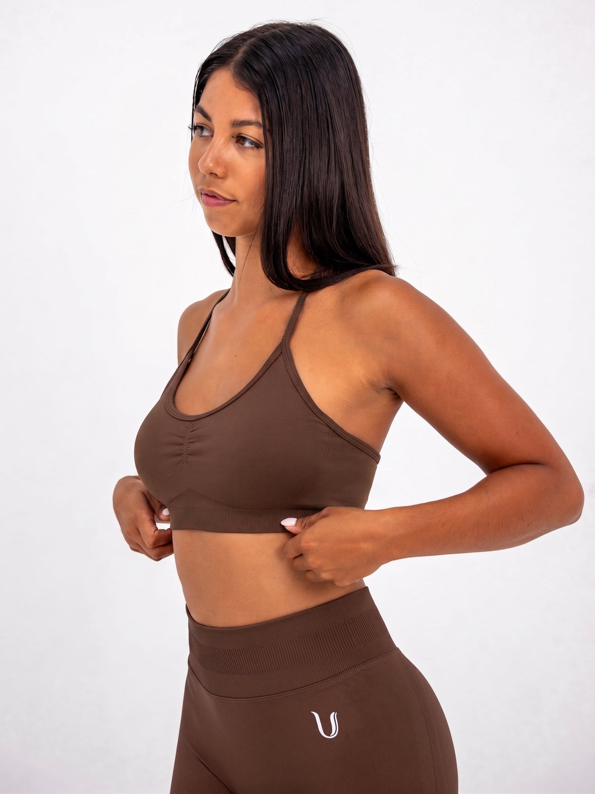 Luna | Premium Adjustable Sports Bra - Braun