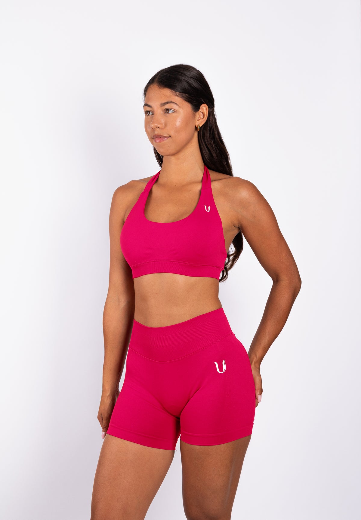 Beau | Premium High Performance Scrunch Shorts - Himbeere