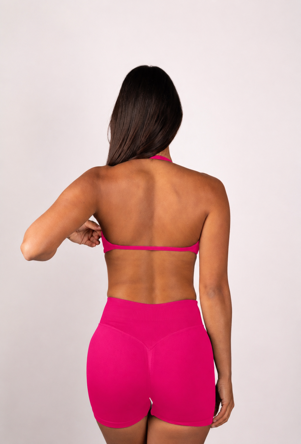 Beau | Premium High Performance Scrunch Shorts - Himbeere