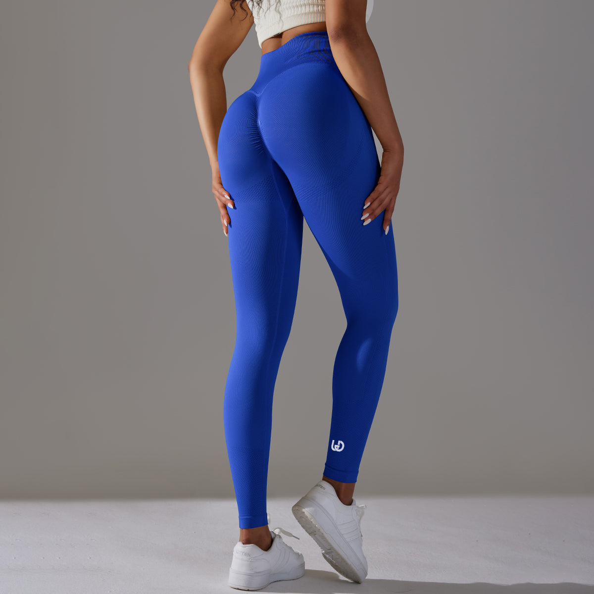 Celine | High Waist Scrunch Leggings - Blau