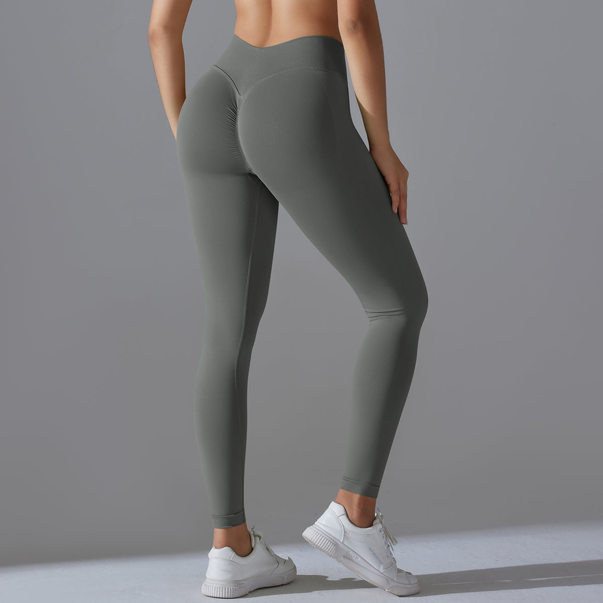 Mila V2 | Scrunch Sport Leggings - Grau