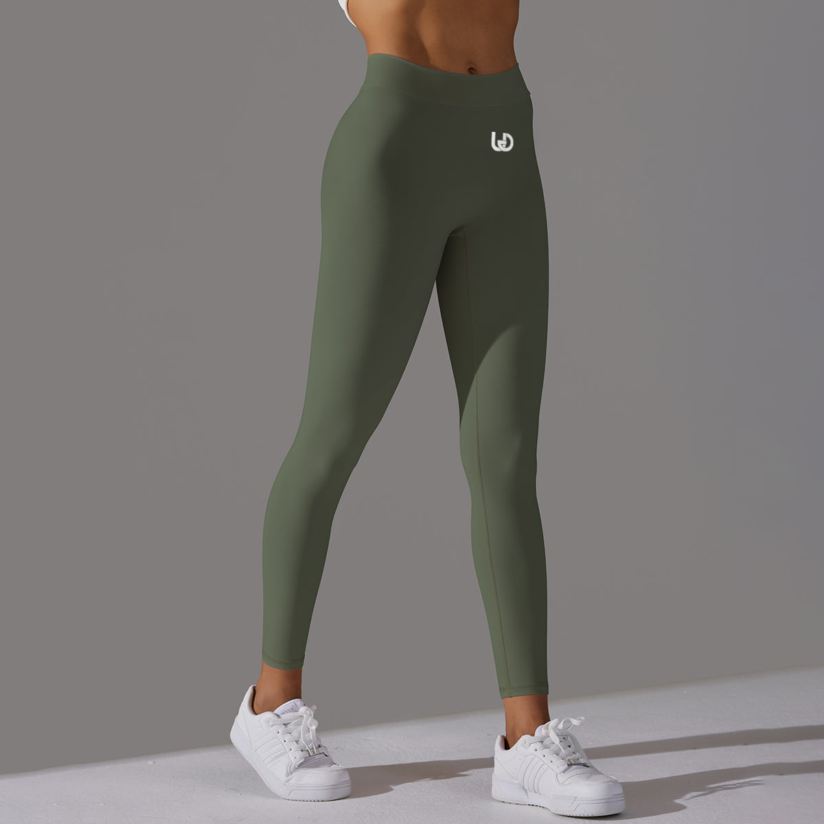 Emma | Leggings Extra Scrunch Army - Green