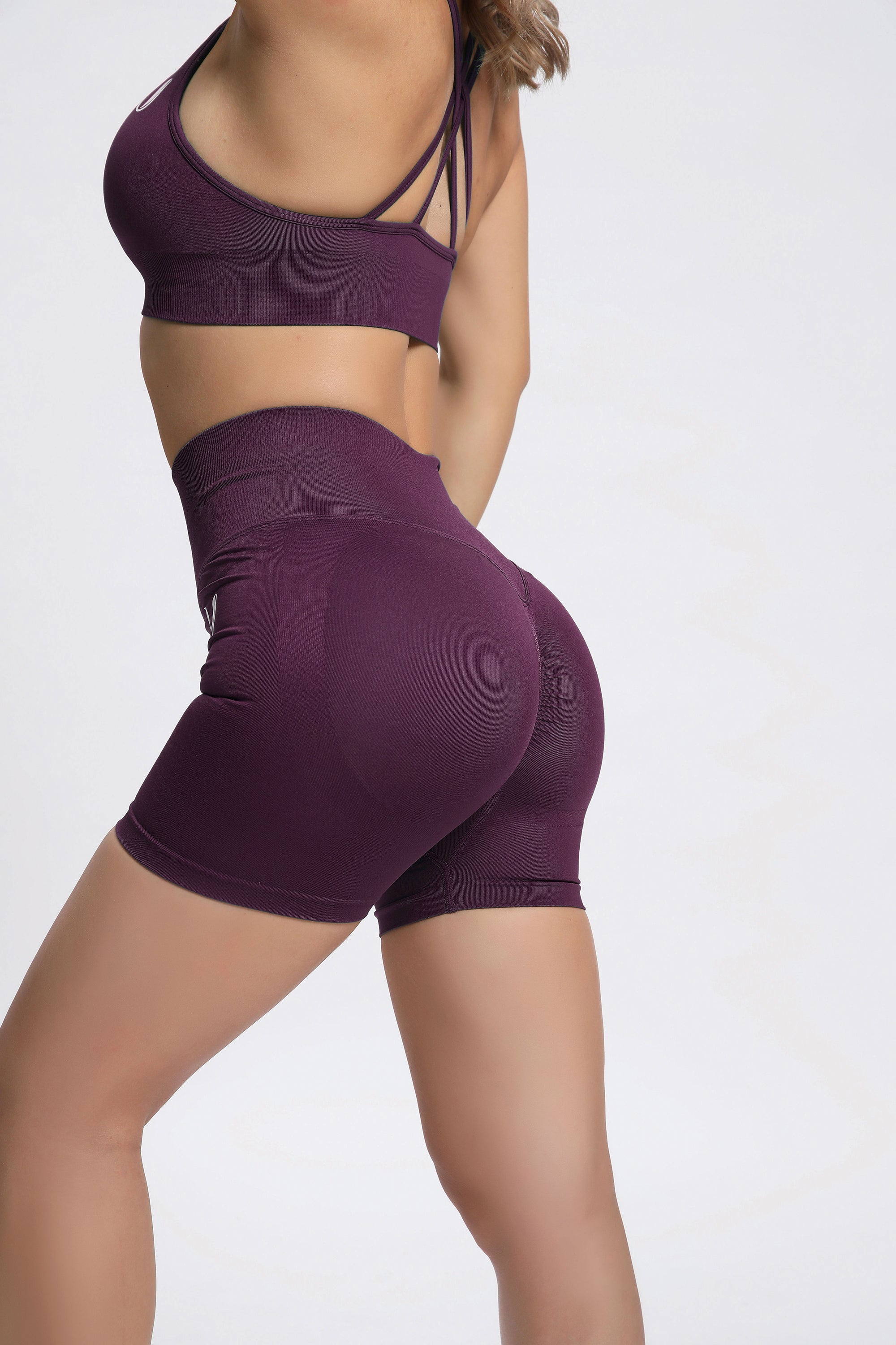 Olivia | Nahtlose Power Short - Lila