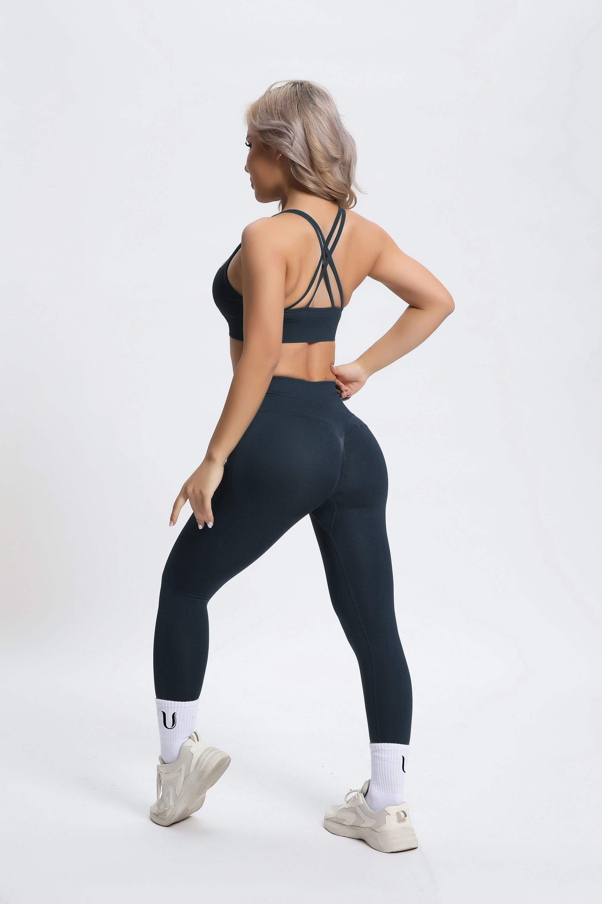 Olivia | Nahtlose Power-Leggings - Dunkelblau