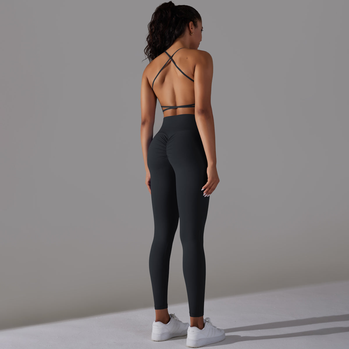 Mila | Leggings Top Set - Schwarz