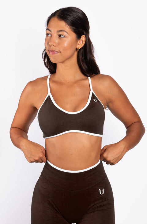Ivy | Nahtloser BH – Braun