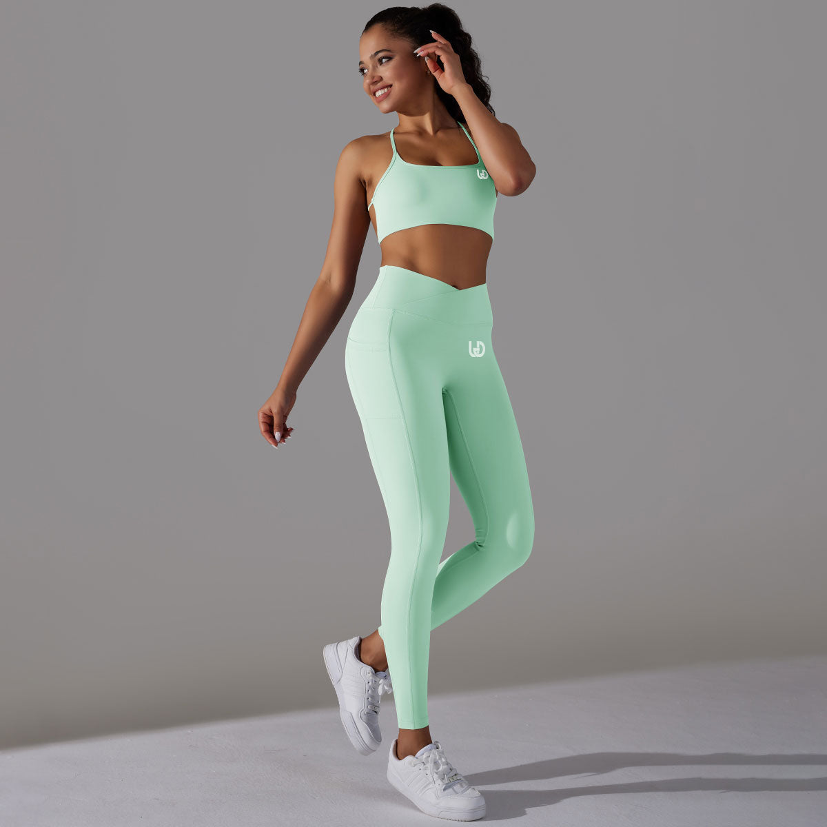 Mila | Leggings Top Set - Grün