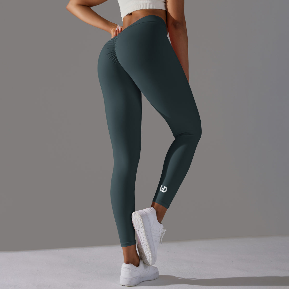 Emma | Leggings Extra Scrunch - Waldgrün