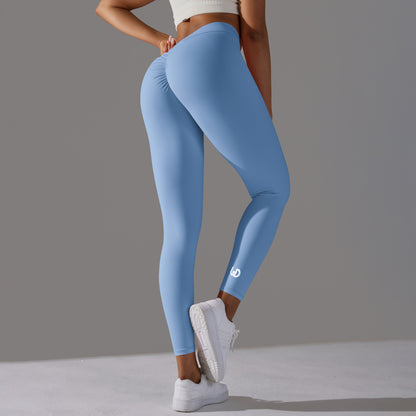 Emma | Leggings Extra Scrunch - Himmelblau