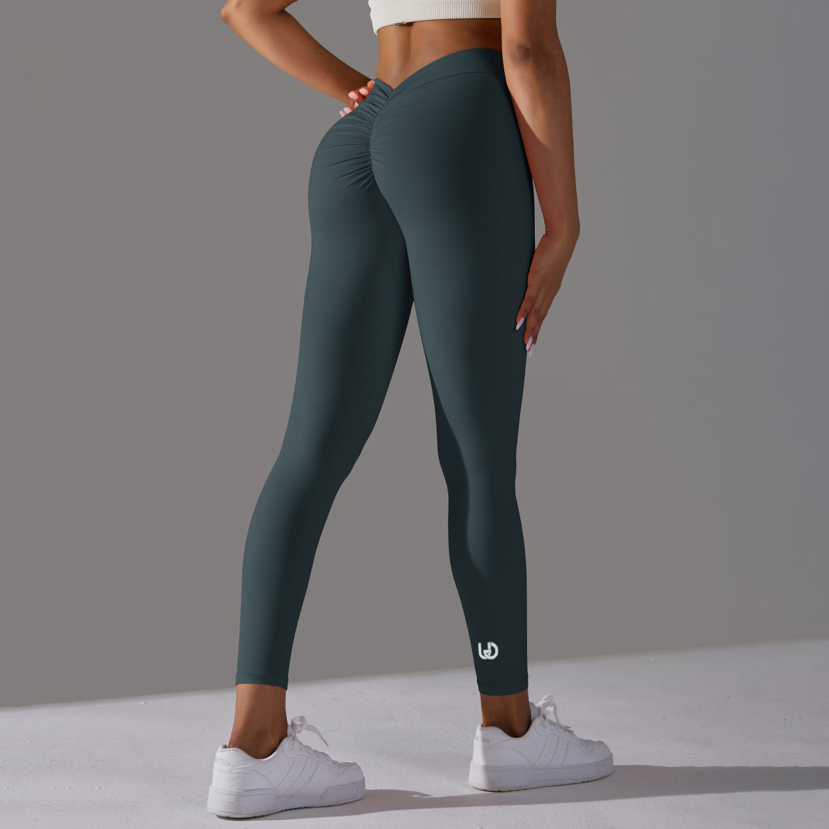 Emma | Leggings Extra Scrunch - Waldgrün