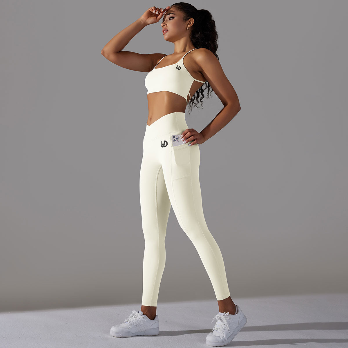 Mila | Leggings Top Set - Weiß