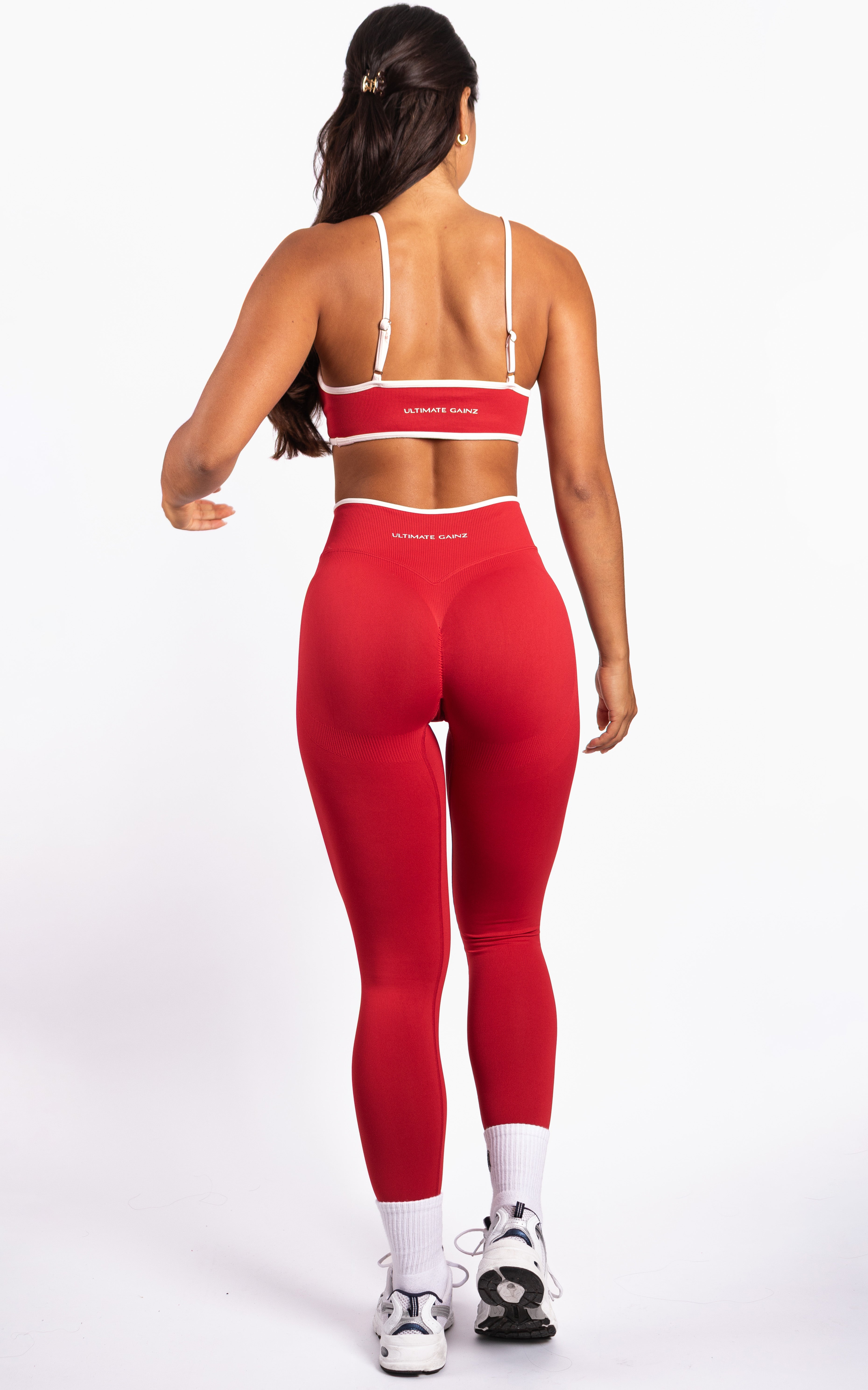 Ivy | Nahtlose Shape Legging – Rot