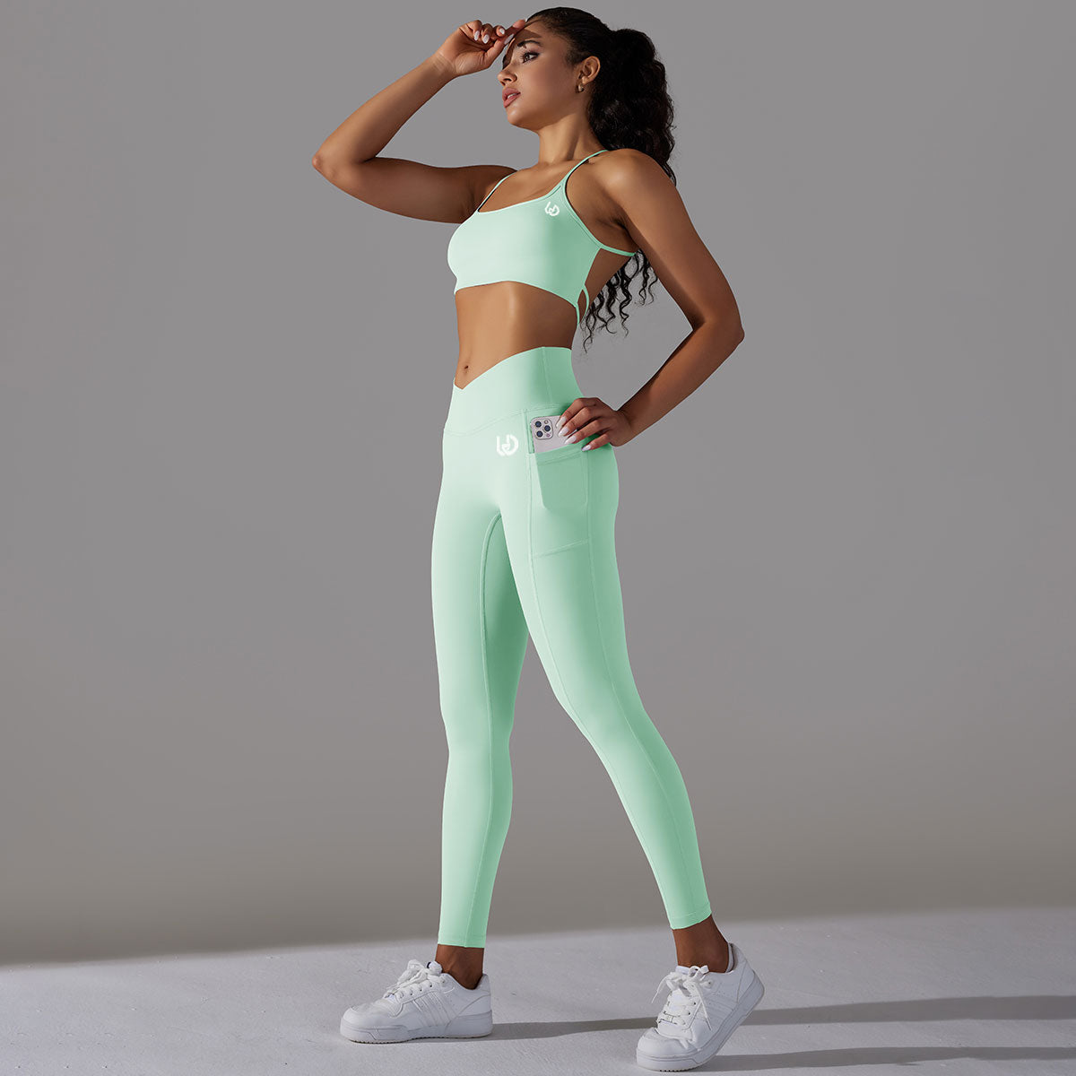 Mila | Leggings Top Set - Grün