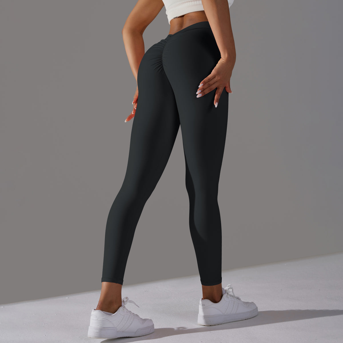 Emma | Leggings Extra Scrunch - Schwarz