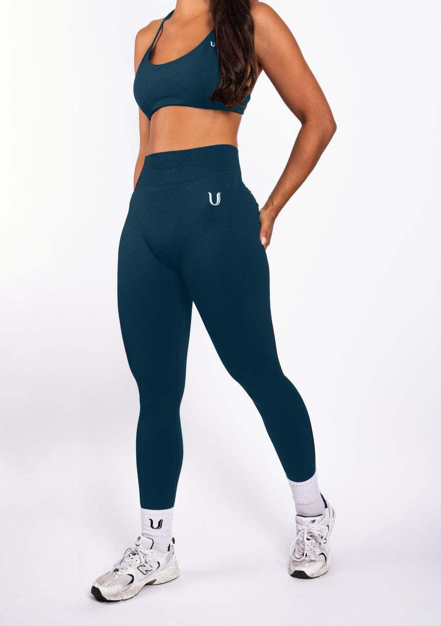 Nova | Formende Seamless Leggings – Blau