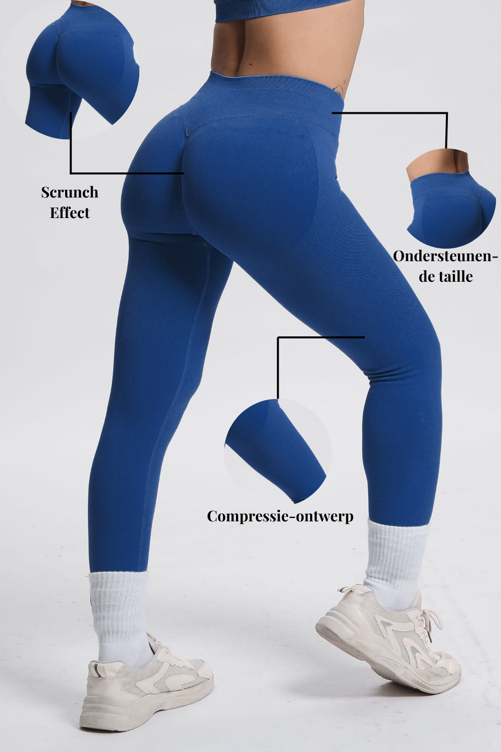 Beau | Hochleistungs-Leggings - Blau