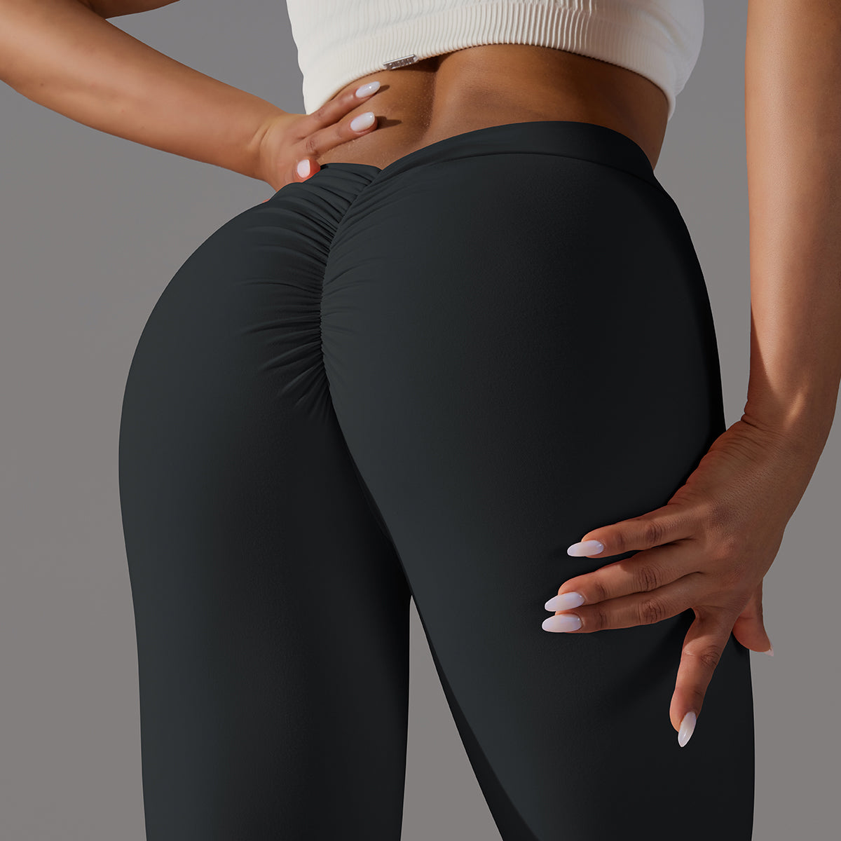 Emma | Leggings Extra Scrunch - Schwarz