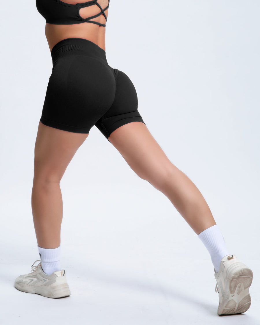 Joy | Sculpt-Shorts mit Scrunch – Grün
