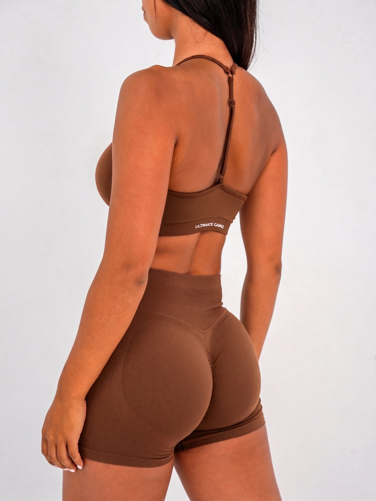 Luna | Premium Adjustable Sports Bra - Braun