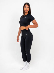 Luna | Premium Seamless Scrunch Legging - Zwart