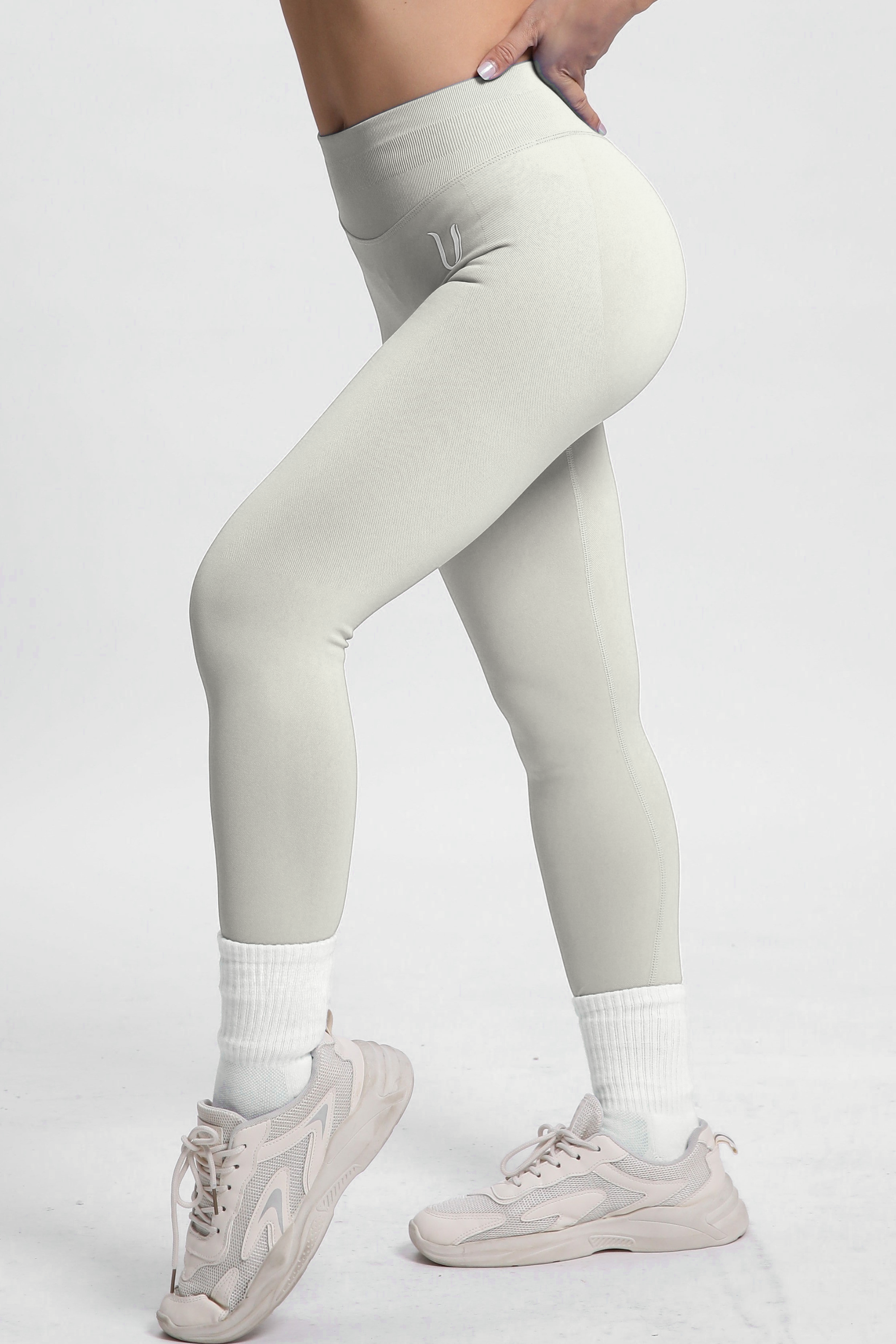 Beau | Hochleistungs-Leggings - Elfenbein