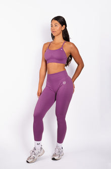 Beau | Premium High Performance Scrunch Leggings - Lila