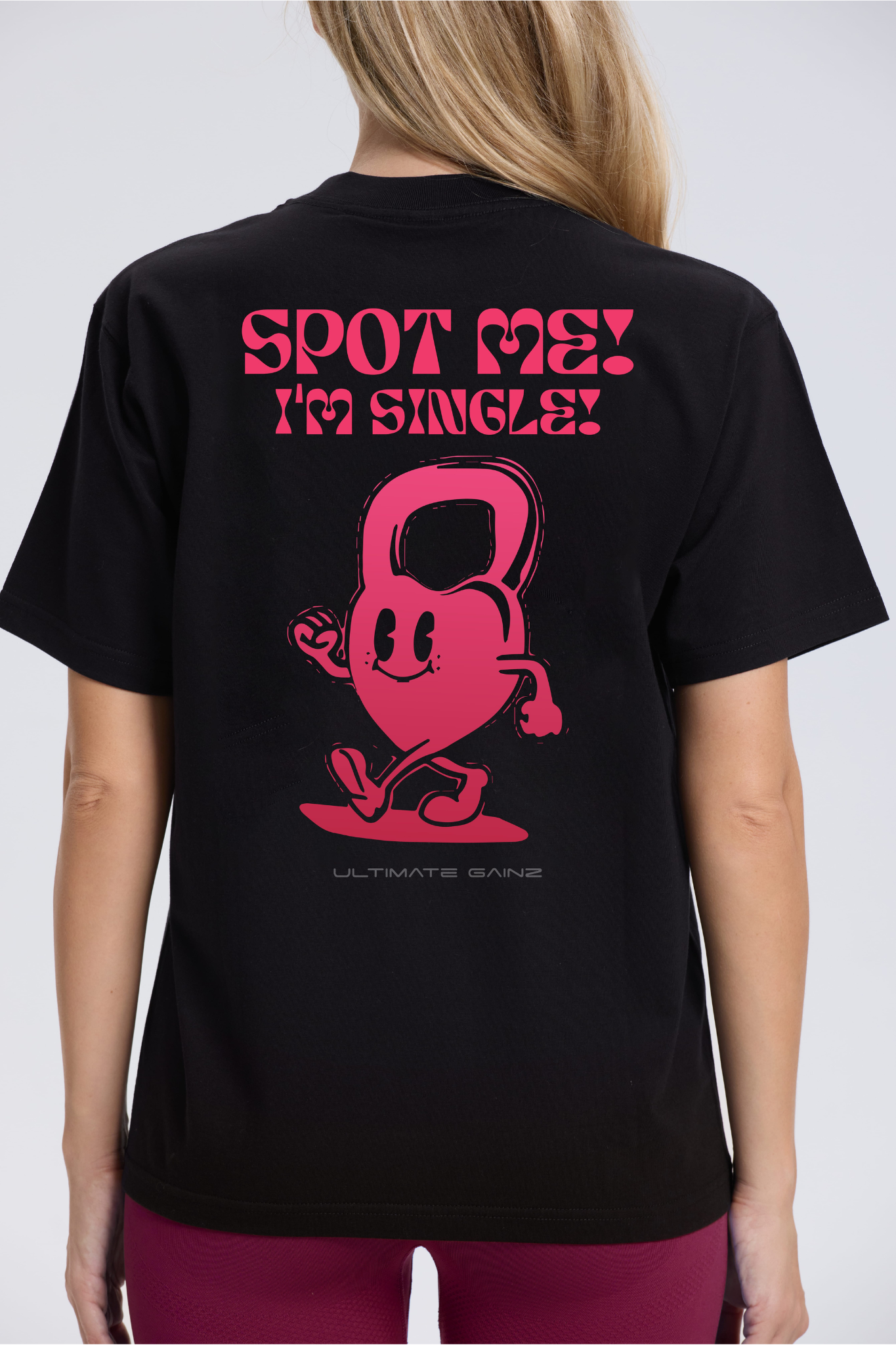 LIMITIERTE AUFLAGE Ultimate Gainz | Spot Me Shirt - Schwarz