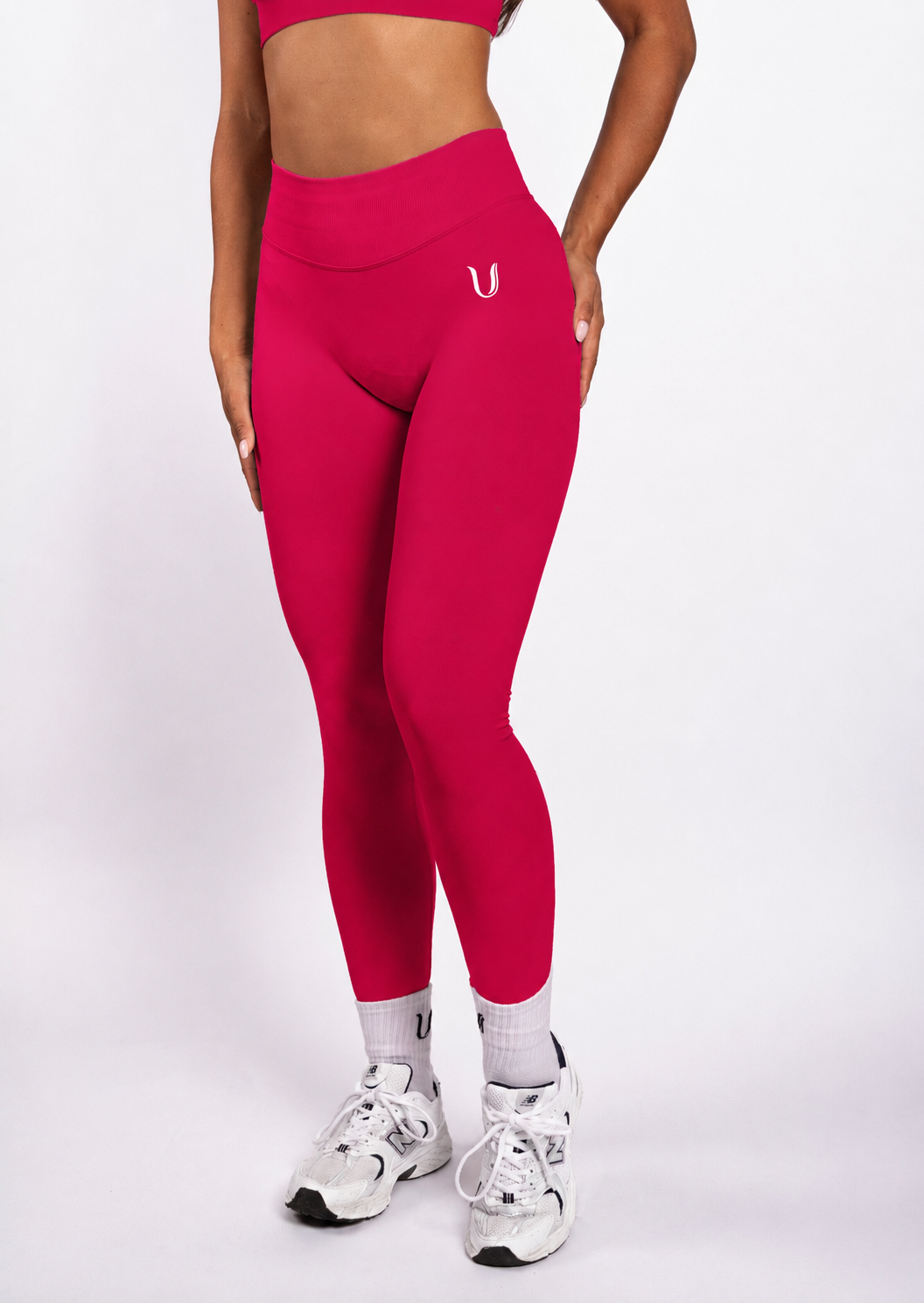 Beau | Premium High Performance Scrunch Leggings - Rosa